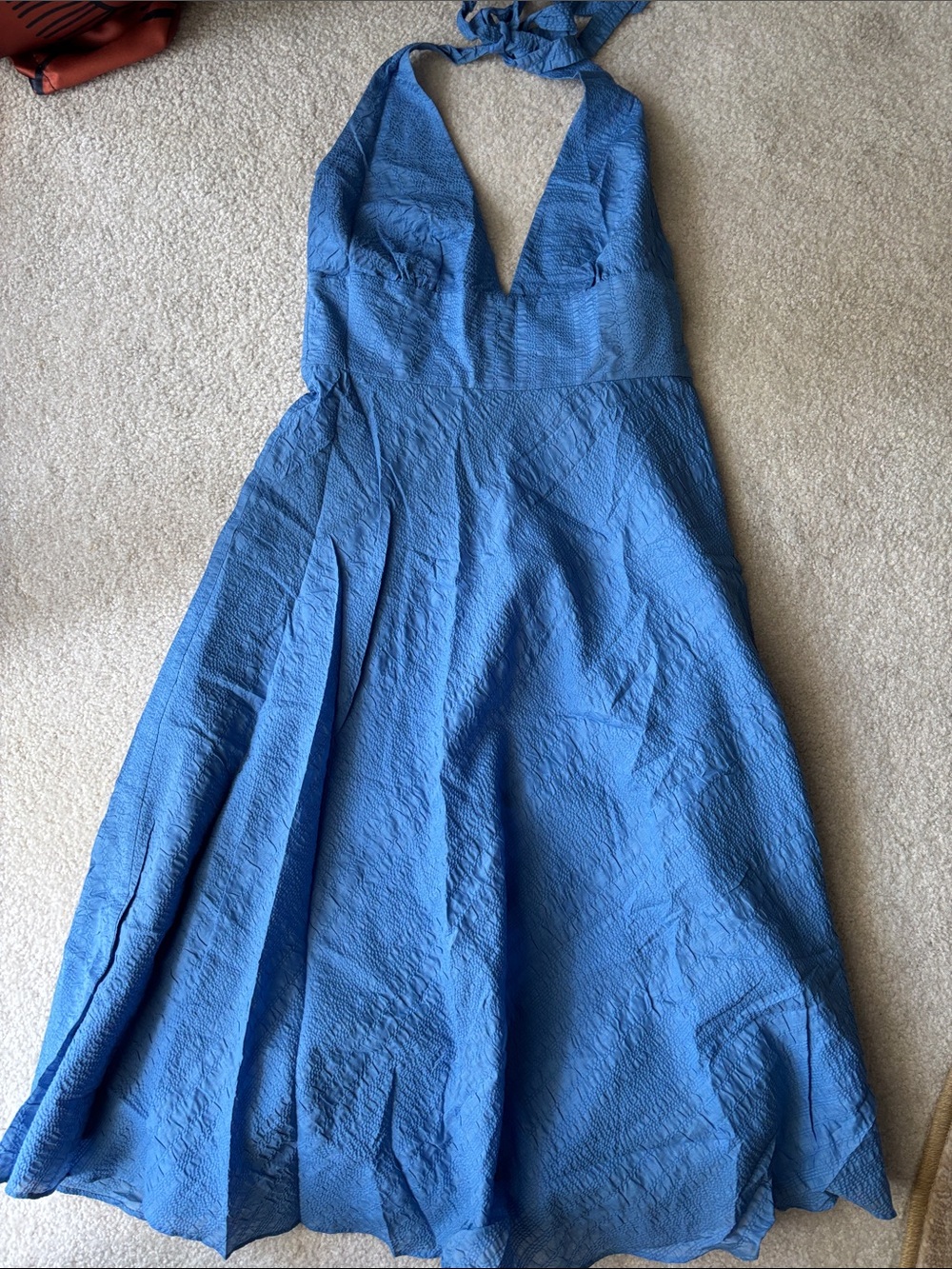 J Crew Halter Seersucker Dress